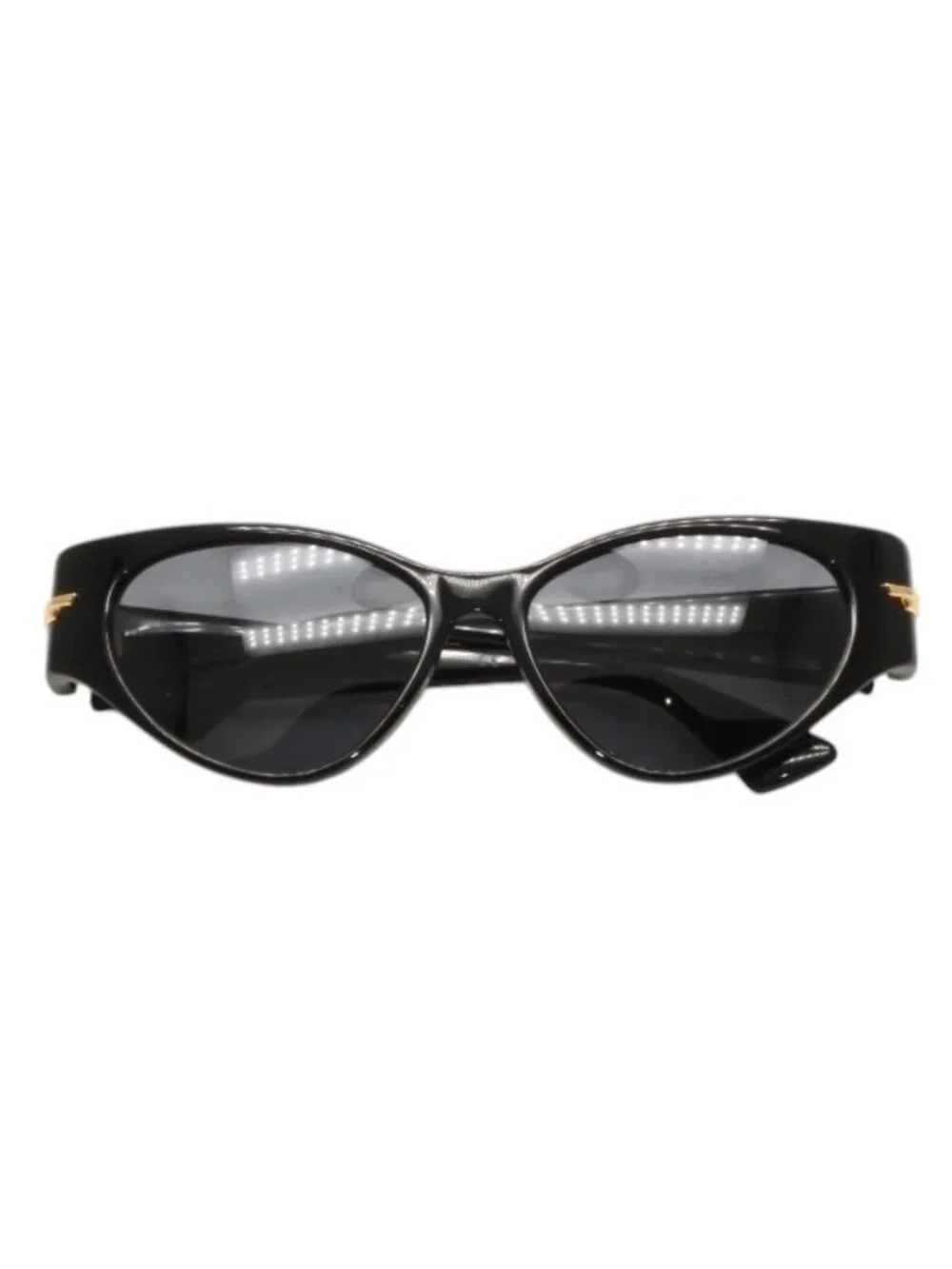 Bottega Veneta Sunglasses Eyewear 001 55 Side Logo Black